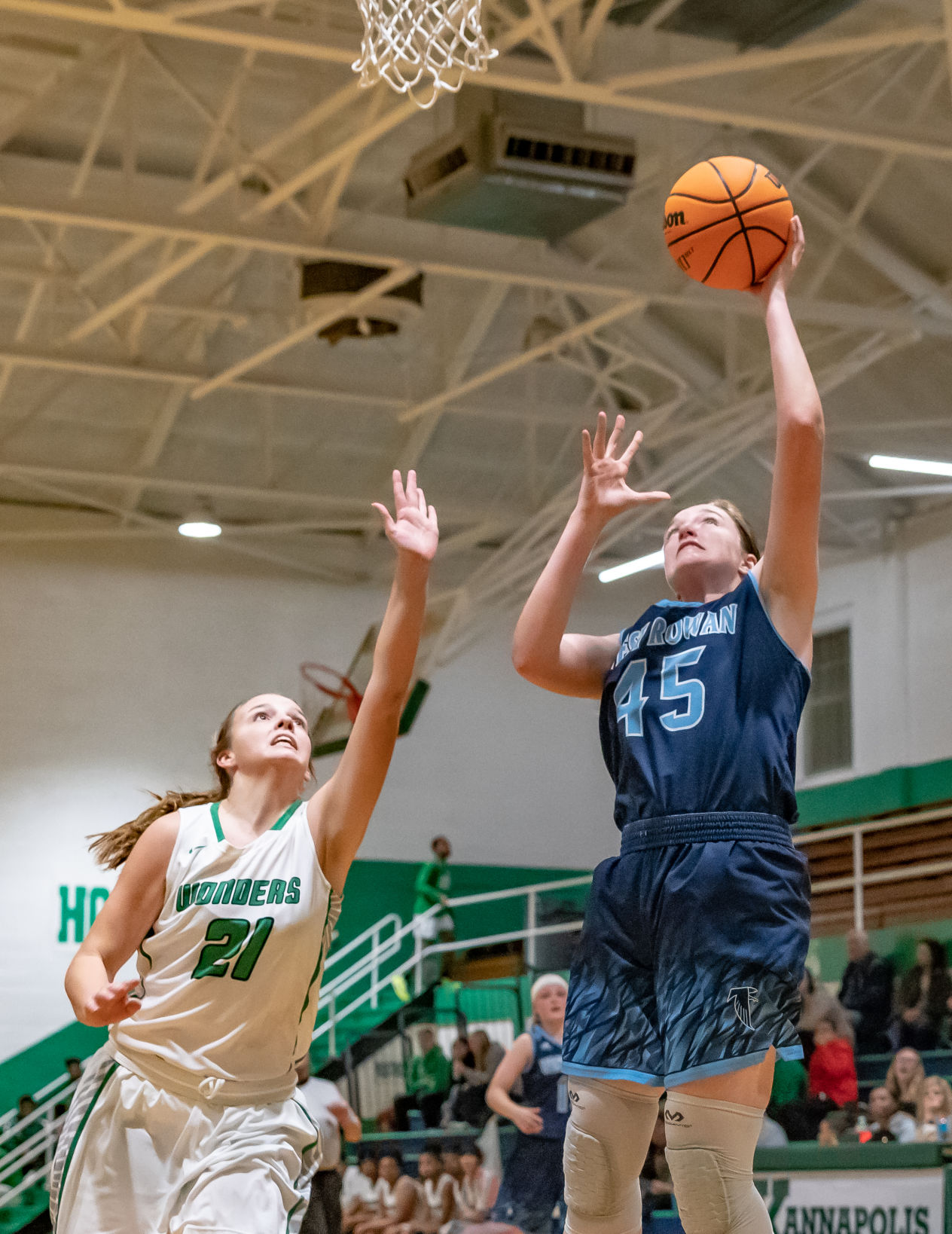 their home basketball game against West Rowan